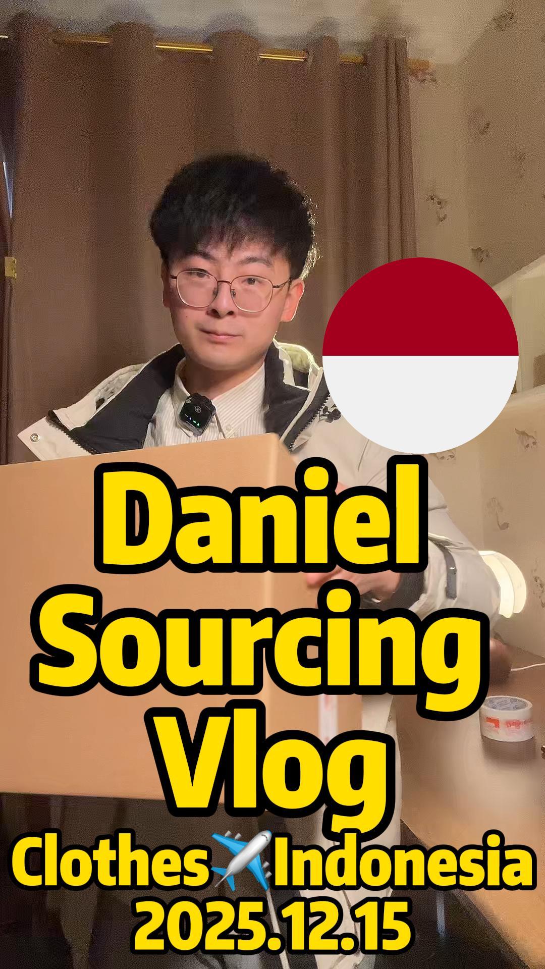 Daniel Sourcing Vlog | Clothing Shipping to Indonesia (2025) – Danielsourcing