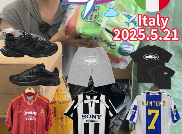 Daniel Sourcing Vlog: Shipping Jerseys & Shoes from China to Italy | 2025