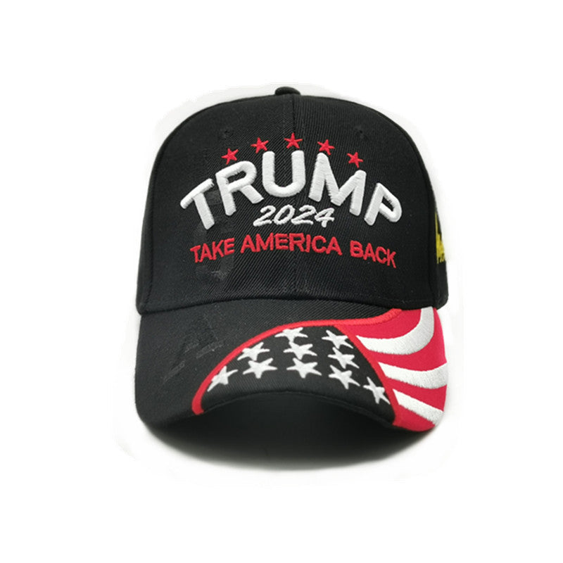 Trump 2024 Hat Donald Trump Hat Take America Back MAGA USA Embroidery Adjustable Baseball Cap Snapback President Hat Mesh Cap