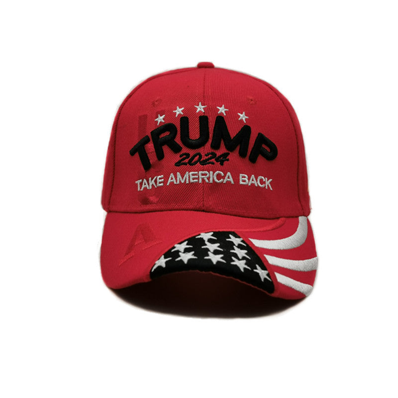 Trump 2024 Hat Donald Trump Hat Take America Back MAGA USA Embroidery Adjustable Baseball Cap Snapback President Hat Mesh Cap