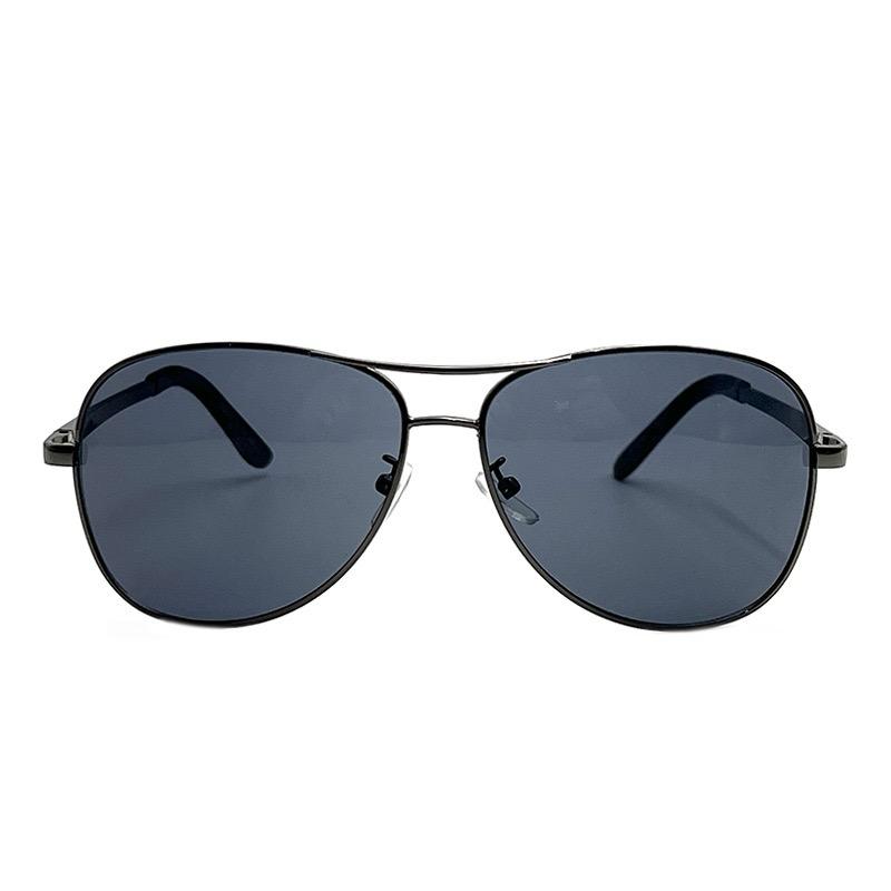 Classic Big Pilot Polarized Sunglasses Men Luxury Metal Black Aviation Sun Glasses Male Fashion Driving Vacation Shades UV400