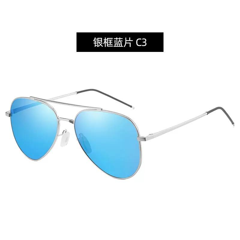 Classic Big Pilot Polarized Sunglasses Men Luxury Metal Black Aviation Sun Glasses Male Fashion Driving Vacation Shades UV400