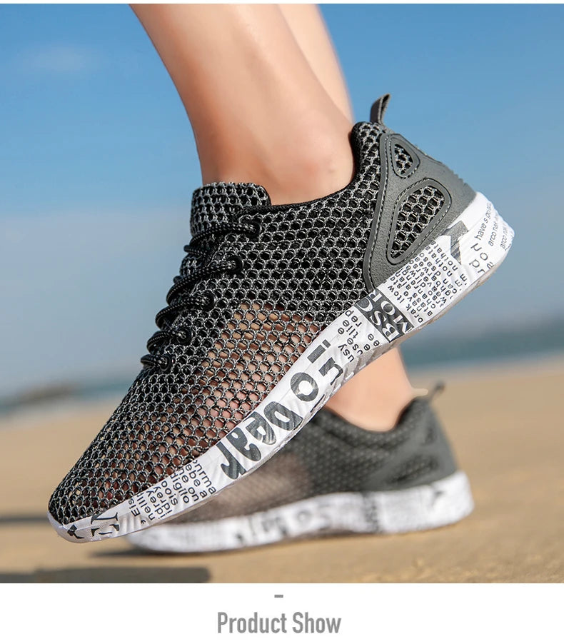 Hight Quality Summer Mens Casual Shoes Aqua Shoes Origin Air Mesh Sneakers Fashion Foam Sport Footwear Beach Shoes Water Shoes