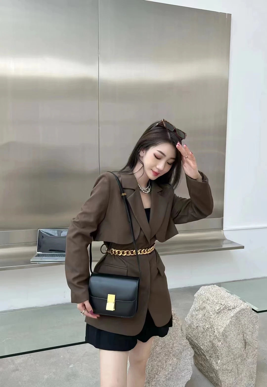 Women’s Genuine Leather Shoulder Bag 2022 Trend Brand Small Square Bags Luxury Designer Handbag Fashion Messenger BagsTofu Bags