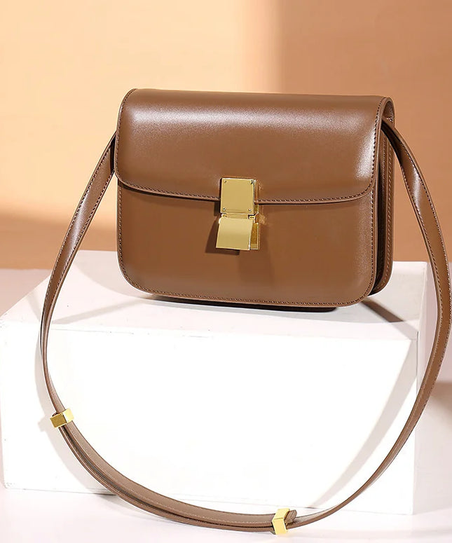 Women’s Genuine Leather Shoulder Bag 2022 Trend Brand Small Square Bags Luxury Designer Handbag Fashion Messenger BagsTofu Bags