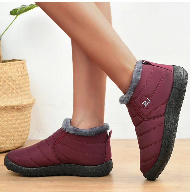 Women's Sneakers Soft Waterproof Fashion Winter Women Solid Comfortable Casual Shoes Non-Slip Outdoor Sneakers Shoes Woman