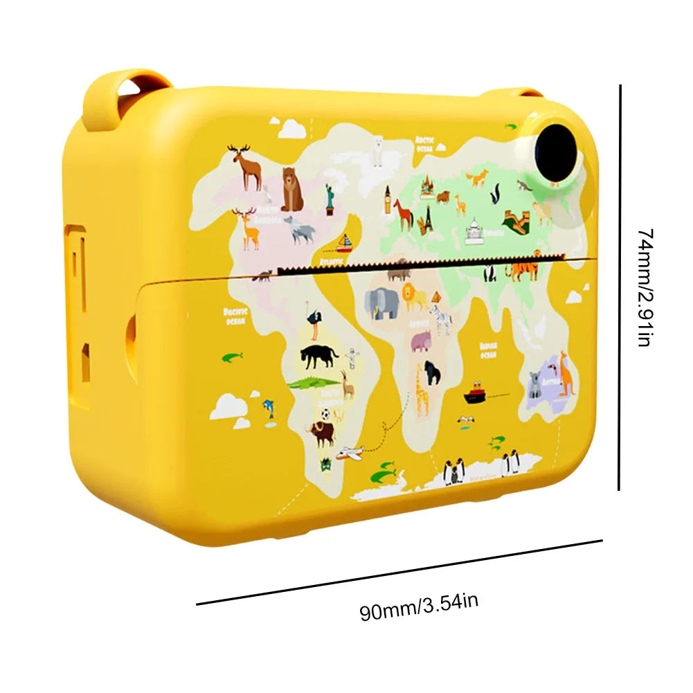 Digital Children Camera Instant Print Photo 2 Inch Screen Kids Camera Selfie Video Digital Camera Birthday Gifts for Girls Boys