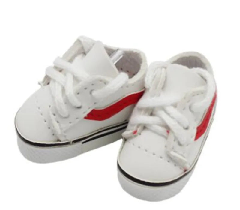 Hot Welcome New Fashion Design Canvas Shoes For 15cm Dolls 1/6 Bjd Dolls Shoes 4 colors Doll Shoes Children’s day Gift .