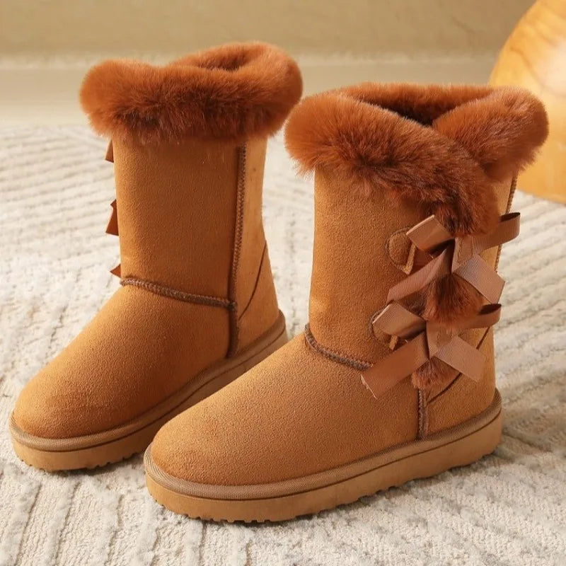 Thick Bottom Side Chain Warm Comfortable Snow Boots for Women In 2024 Winter New Fashion Casual Casual Short Boots for Women’s