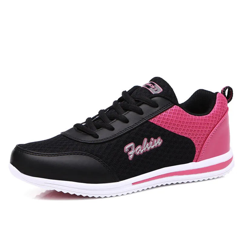 Sneakers Women Fashion Lace Up Ladies Vulcanized Shoes Trainers Sneakers For Women New Outdoor Zapatillas Mujer Female Footwear