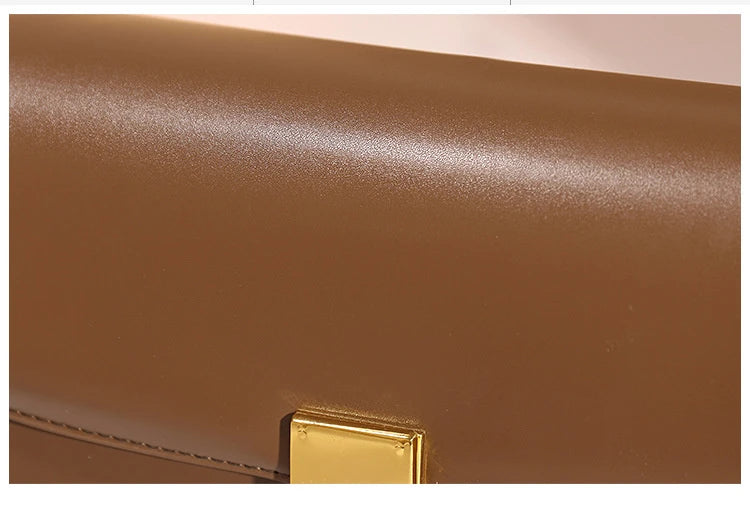 Women’s Genuine Leather Shoulder Bag 2022 Trend Brand Small Square Bags Luxury Designer Handbag Fashion Messenger BagsTofu Bags