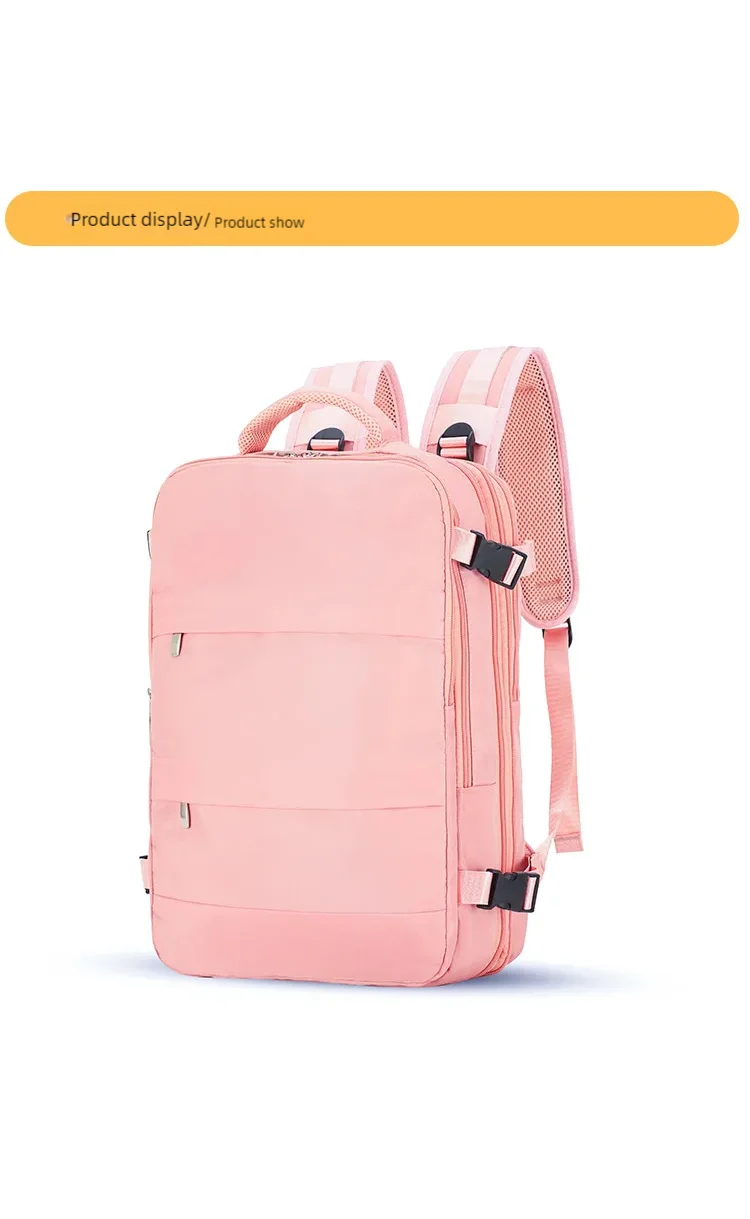 Travel Backpack Women Travel Lightweight Large Capacity Luggage Bag Multifunctional Casual Business 15.6inch Computer Backpack S